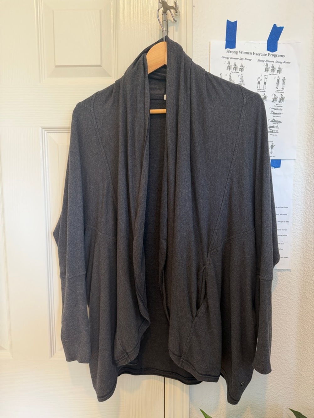 Lululemon Black Draped Women’s Sweatshirt